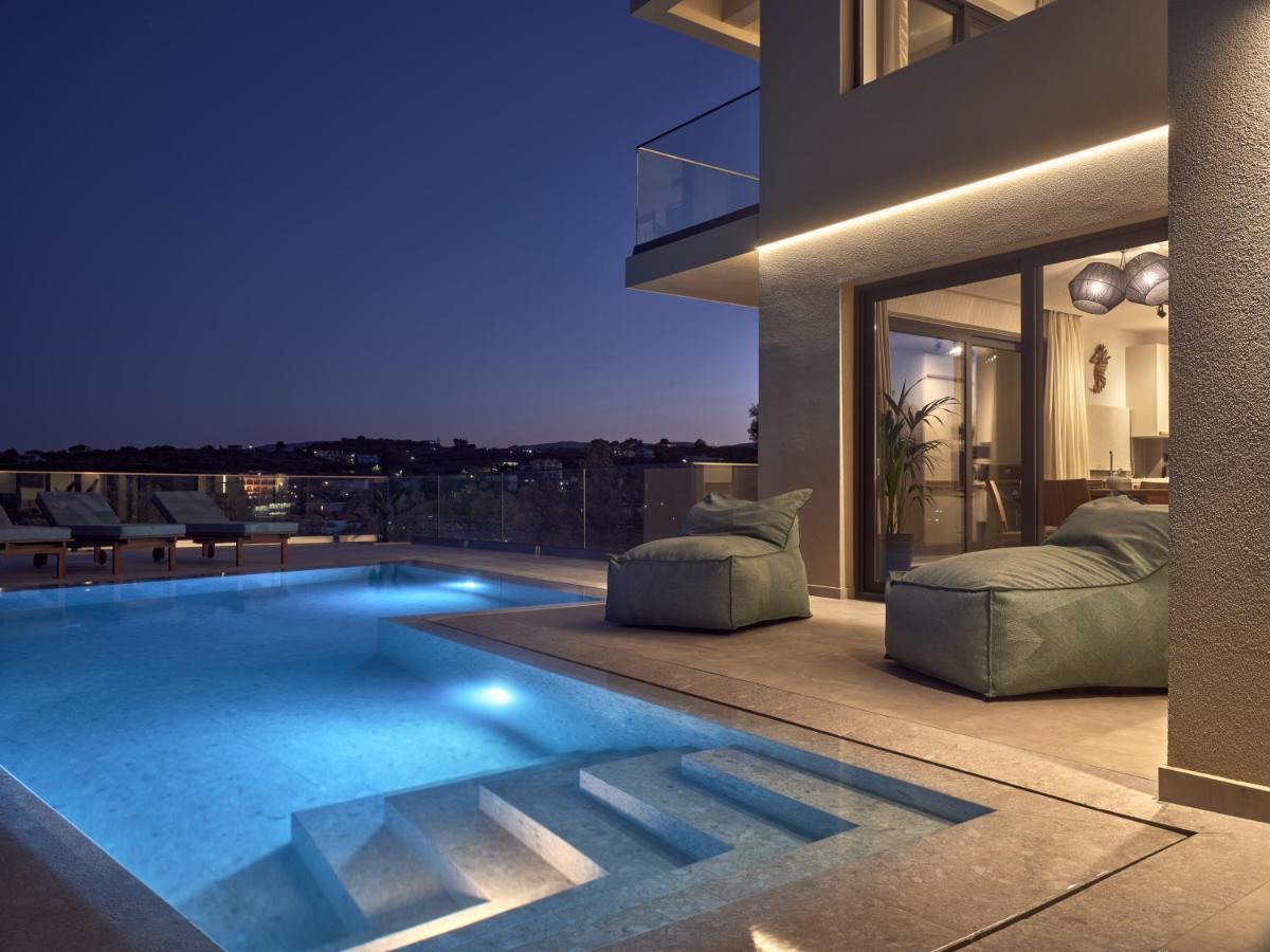 Uparati Villa - Hilltop Sea View Retreat 蒂锡利维 外观 照片