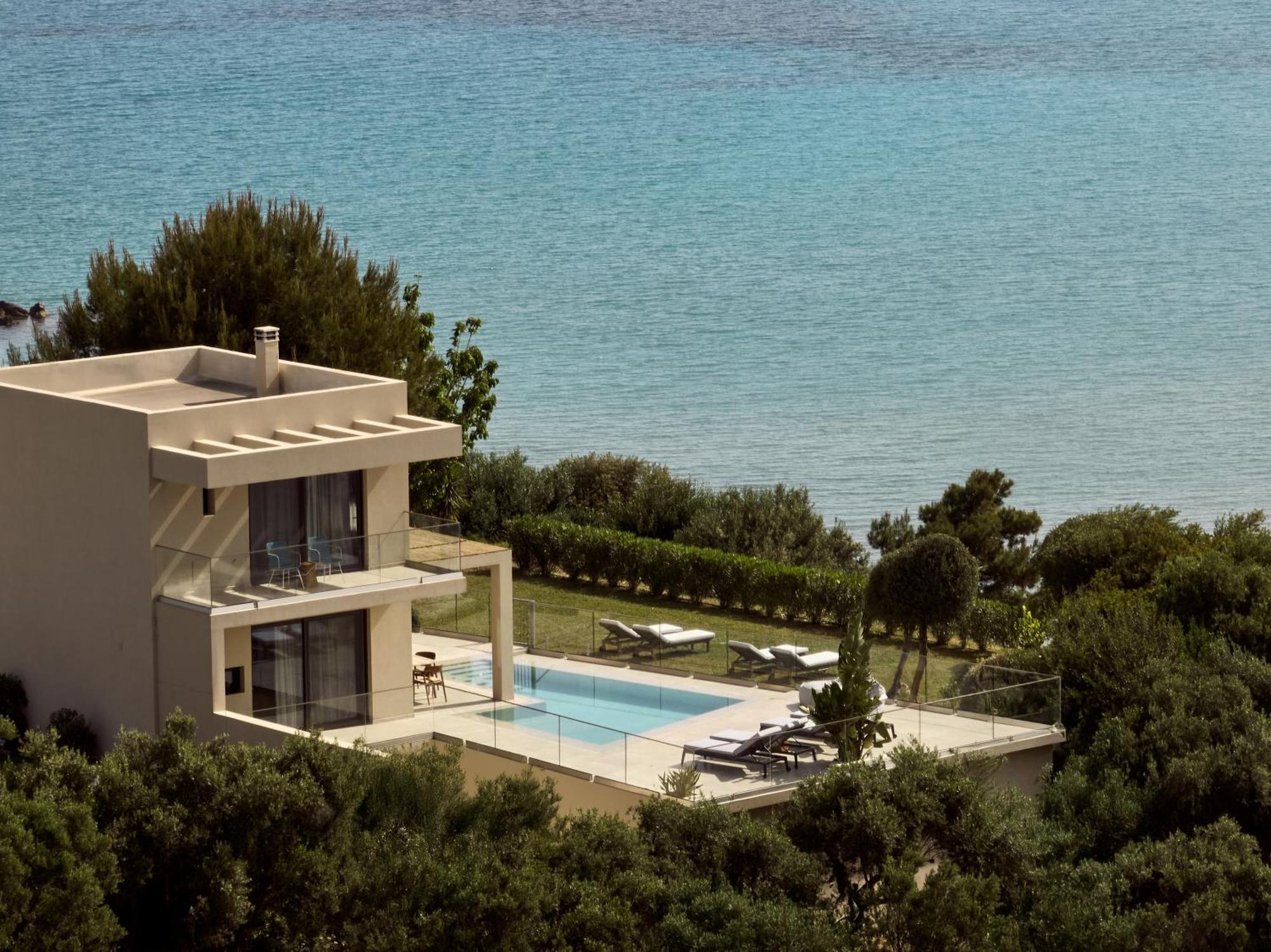 Uparati Villa - Hilltop Sea View Retreat 蒂锡利维 外观 照片